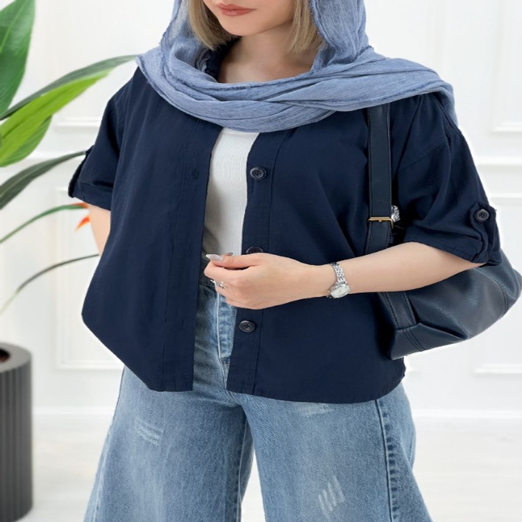 خرید اینترنتی قیمت شومیز کوتاه مرجان