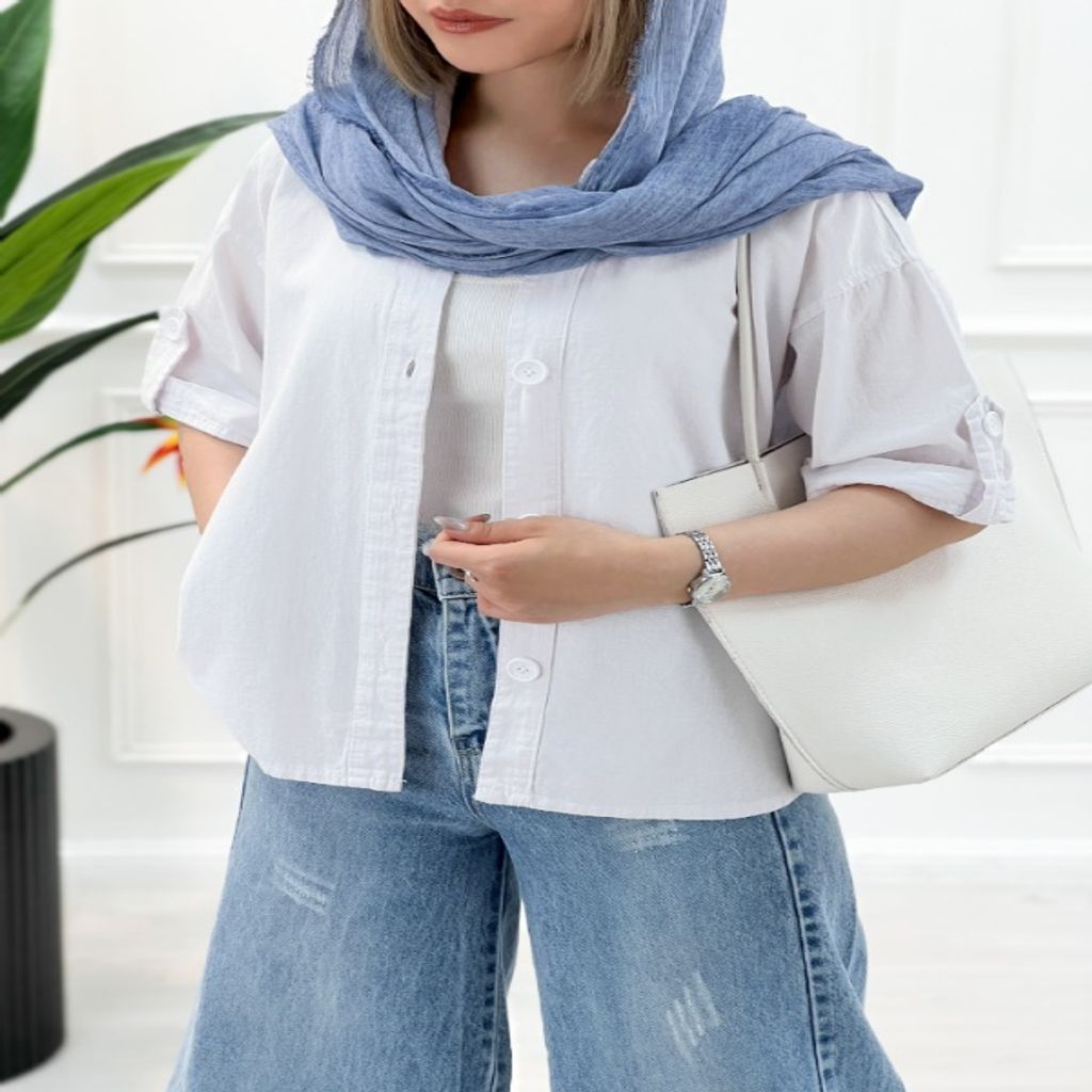 خرید اینترنتی قیمت شومیز کوتاه مرجان