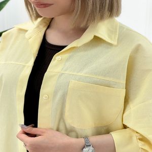 خرید اینترنتی قیمت شومیز مانتویی لینن ژاله