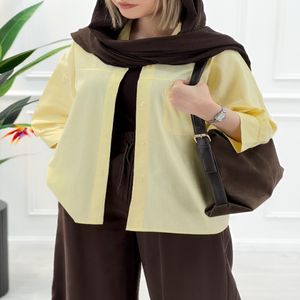 خرید اینترنتی قیمت شومیز مانتویی لینن ژاله