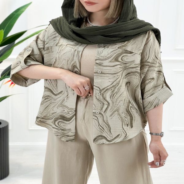 شومیز طرح موج