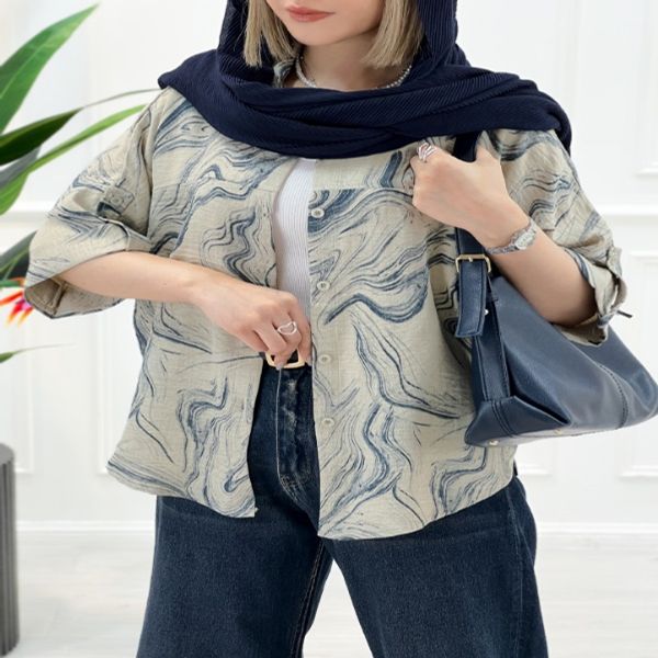شومیز طرح موج