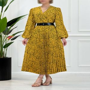 پیراهن بلند طرحدار ترمه