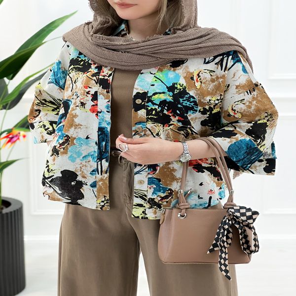 شومیز طرح دار تابستانی نورسا