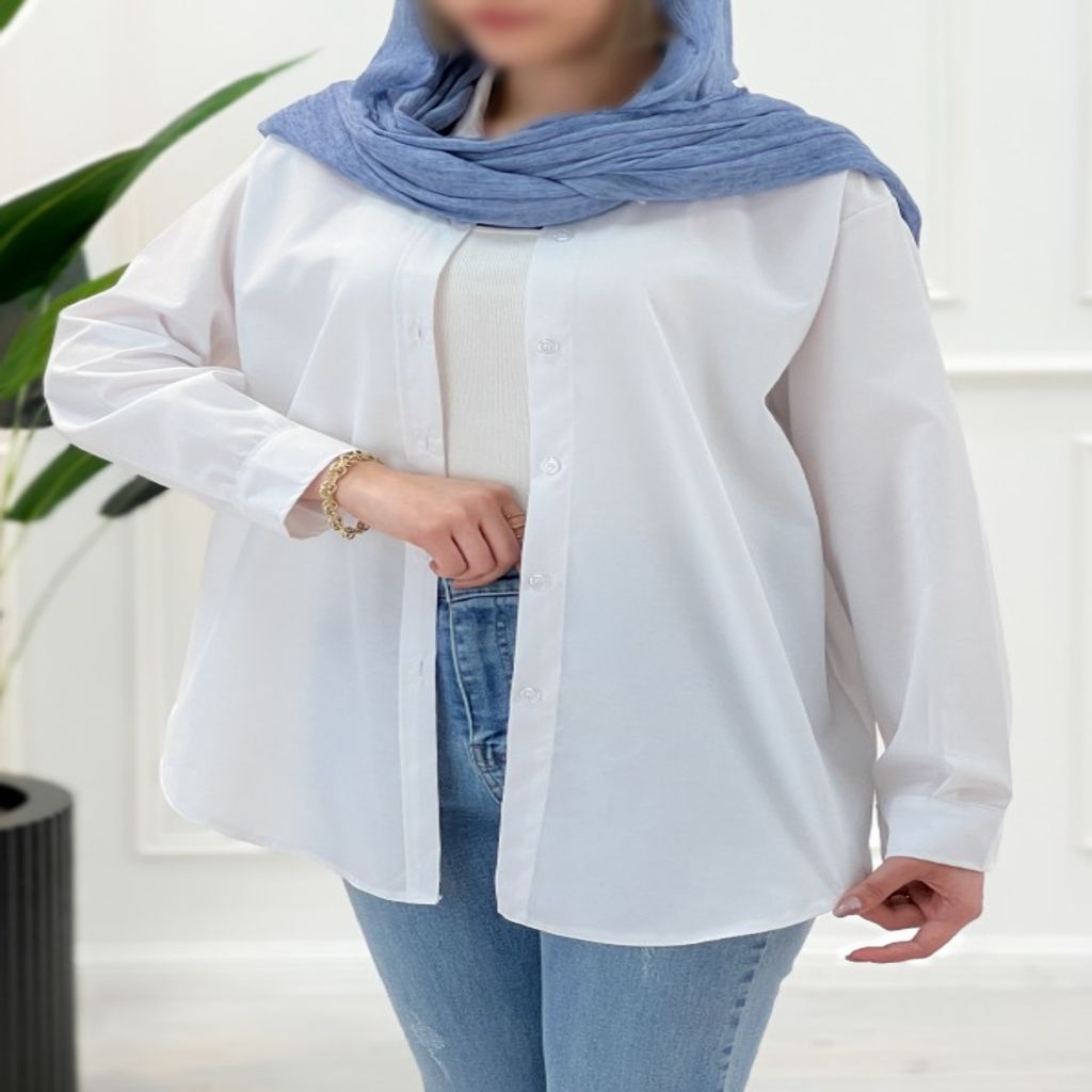 خرید اینترنتی قیمت شومیز تک سفید