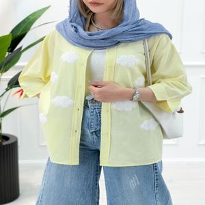 خرید اینترنتی قیمت شومیز یقه‌دار ابر