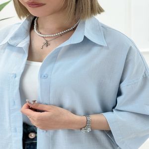 خرید اینترنتی قیمت شومیز مانتویی ویانا