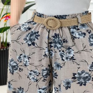 خرید اینترنتی قیمت شلوار بگ طرحدار زنانه گلرخ