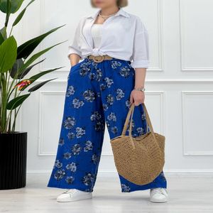 خرید اینترنتی قیمت شلوار بگ طرحدار زنانه گلرخ