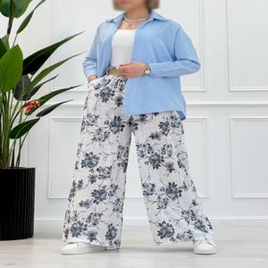 خرید اینترنتی قیمت شلوار بگ طرحدار زنانه گلرخ