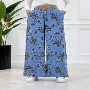 خرید اینترنتی قیمت شلوار بگ طرحدار زنانه گلرخ