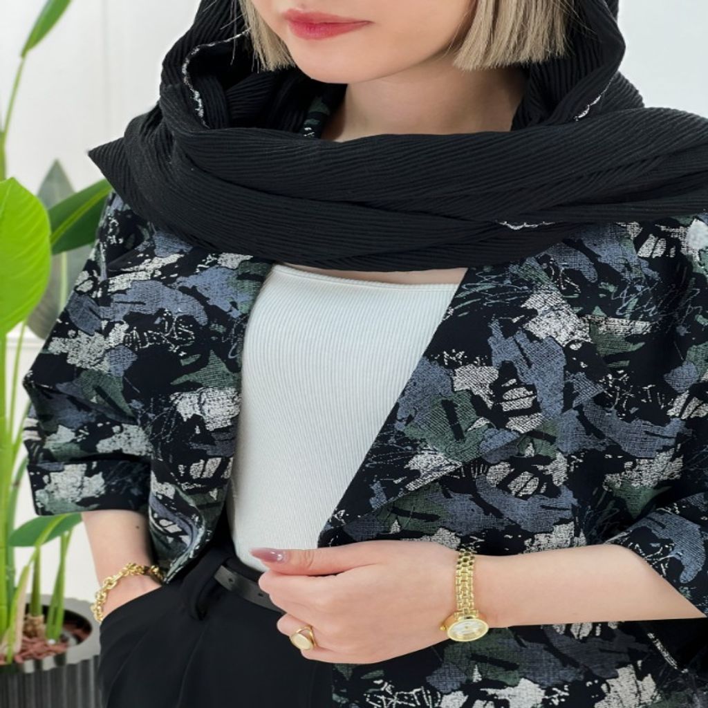 خرید اینترنتی قیمت کت کوتاه پنبه ژاکارد زنانه