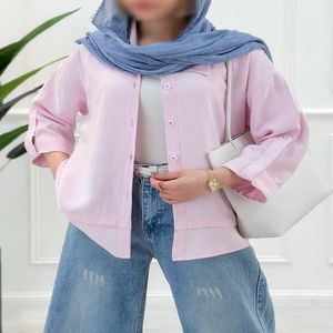 خرید اینترنتی قیمت شومیز مانتویی پیله‌دار
