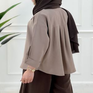 خرید اینترنتی قیمت شومیز مانتویی پیله‌دار