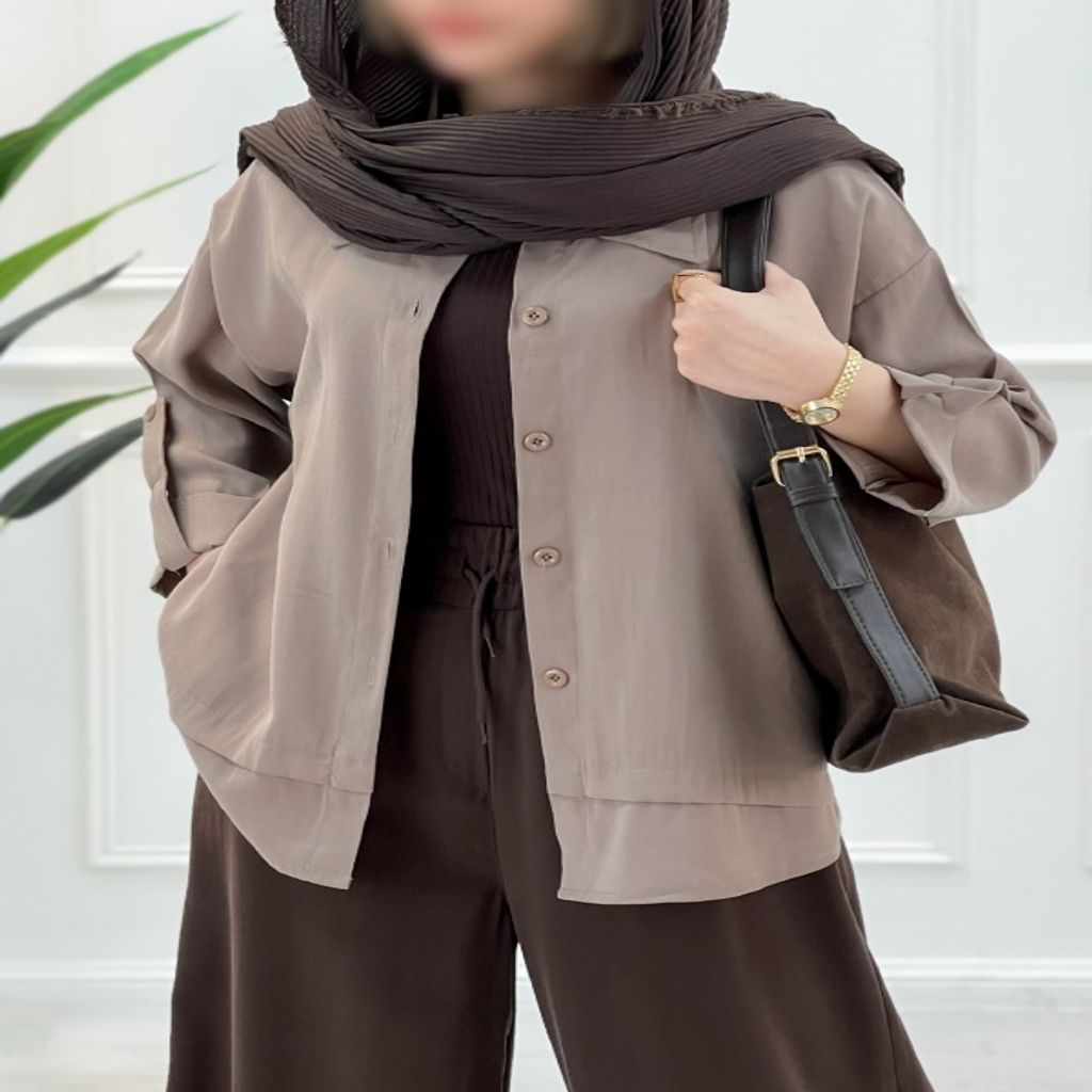 خرید اینترنتی قیمت شومیز مانتویی پیله‌دار