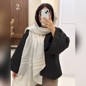 خرید آنلاین شال ماهی دستک دانتل