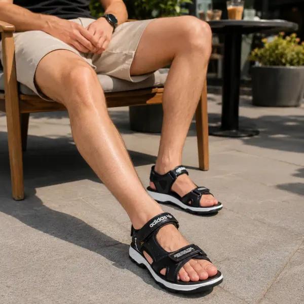 کفش صندل مردانه مدل Adidas-مشکی