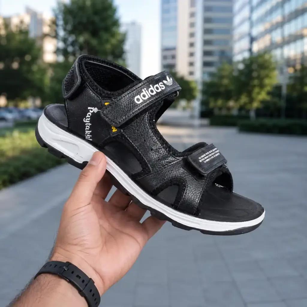 خرید اینترنتی قیمت کفش صندل مردانه مدل Adidas-مشکی