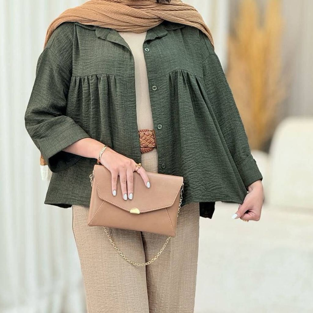 خرید اینترنتی قیمت شومیز شانتون نخی زنانه درجه 1