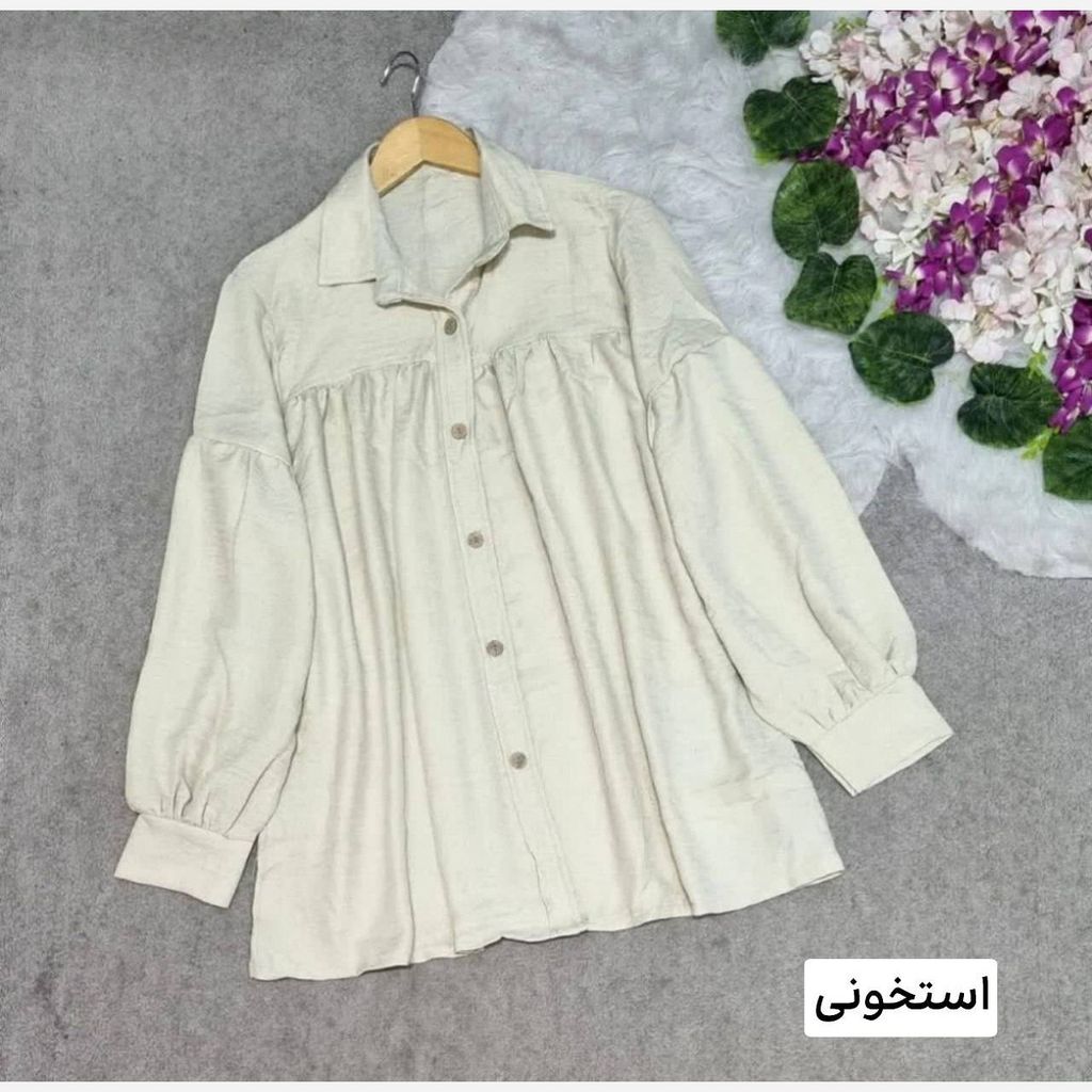خرید اینترنتی قیمت شومیز شانتون نخی زنانه درجه 1