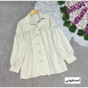خرید اینترنتی قیمت شومیز شانتون نخی زنانه درجه 1