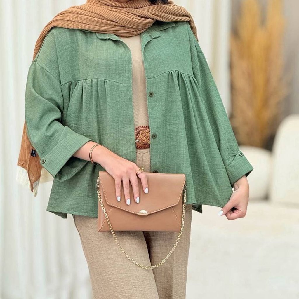 خرید اینترنتی قیمت شومیز شانتون نخی زنانه درجه 1
