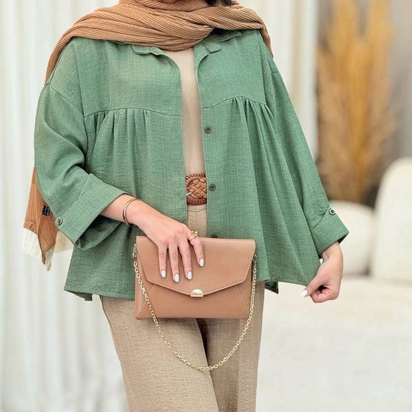 شومیز شانتون نخی زنانه درجه 1