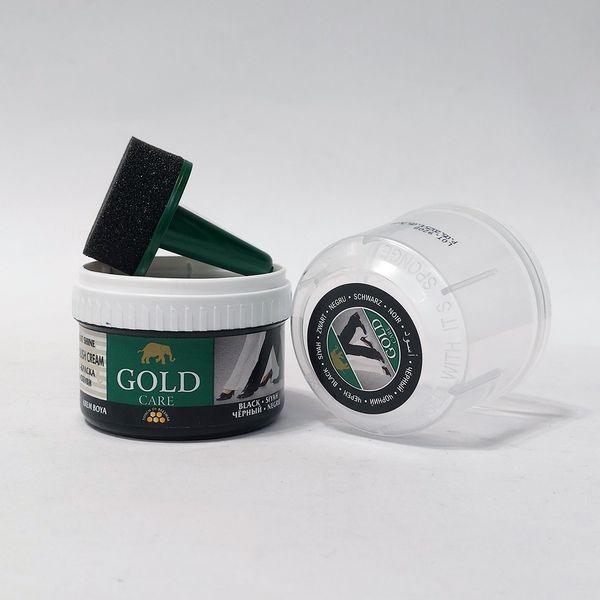 واکس کفش سفید و مشکی گلد اصل ترکیه Gold Care