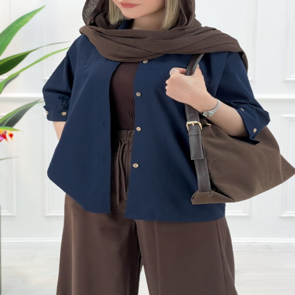 خرید اینترنتی قیمت شومیز مانتویی مینا
