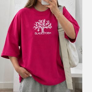 فروش اینترنتی تیشرت زنانه دخترانه باکسی سوپر پنبه فری،سایز