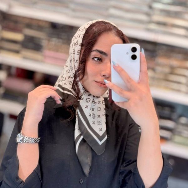 مینی اسکارف موکا