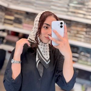 خرید آنلاین مینی اسکارف موکا