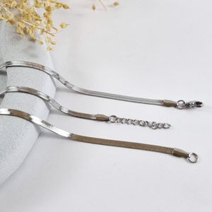 مشخصات ست دستبند و گردنبند ماری زنانه استیل | طرح اسنیک ظریف در سه رنگ شیک