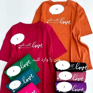 قیمت ارزان تیشرت باکسی نخ پنبه