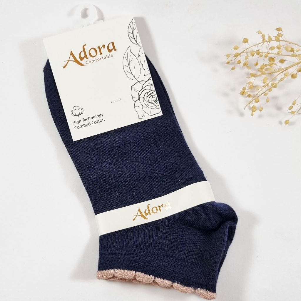 خرید آنلاین جوراب زنانه مچی نخ پنبه اعلا برند آدورا (Adora) -در 5 رنگ مختلف