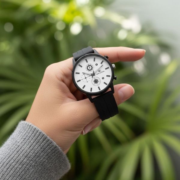 ساعت پسرانه بند سیلیکونی رنگی