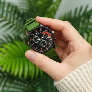 فروش اینترنتی ساعت پسرانه بند سیلیکونی رنگی