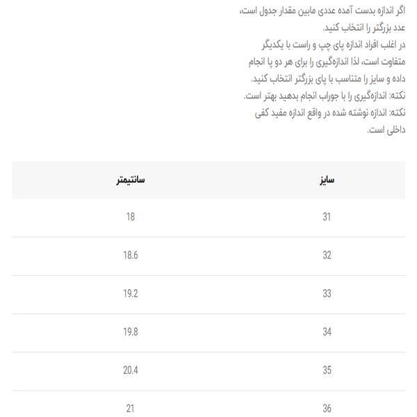 کتونی بچگانه طرح سه خط از brq کد 5030702