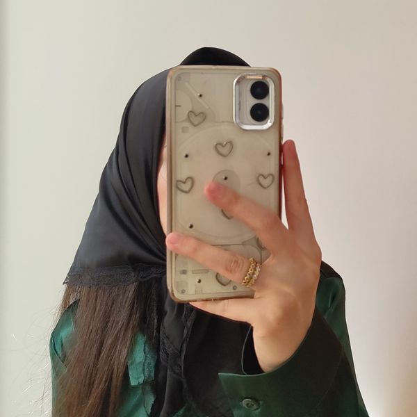 مینی اسکارف ساتن مشکی