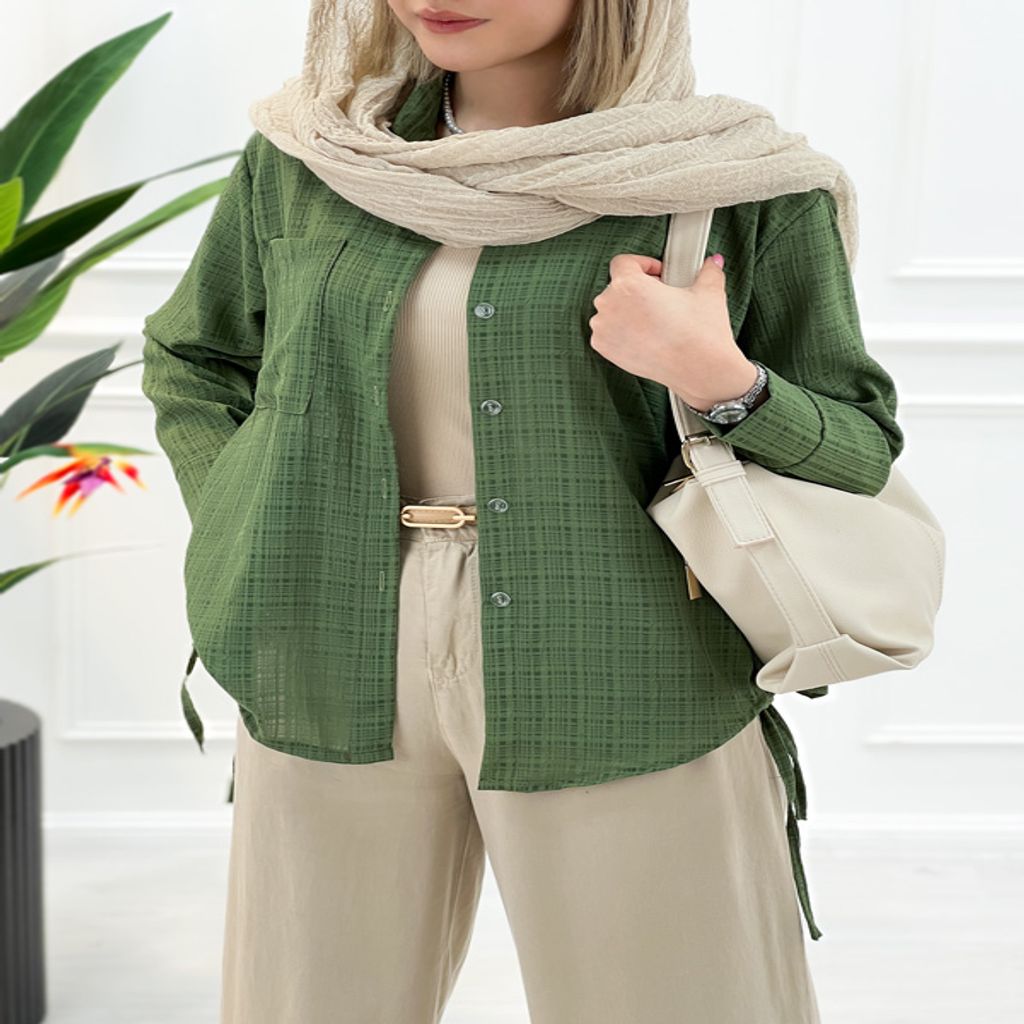 خرید اینترنتی قیمت شومیز شیشه‌ای لیدیا