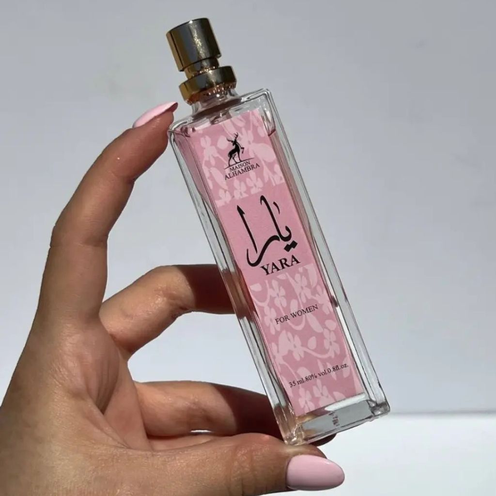 خرید اینترنتی ادکلن زنانه یارا 35 میل صورتی کد 05