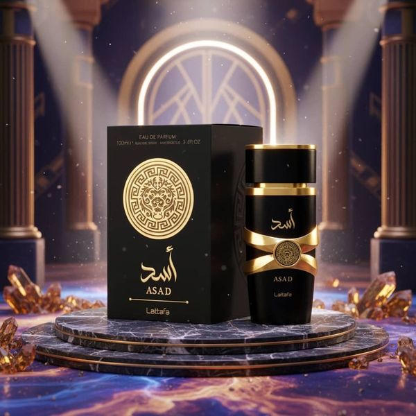 عطر ادکلن لاکچری اصل امارات مردانه اسد لطافه اورجینال - هولوگرام 3 بعدی