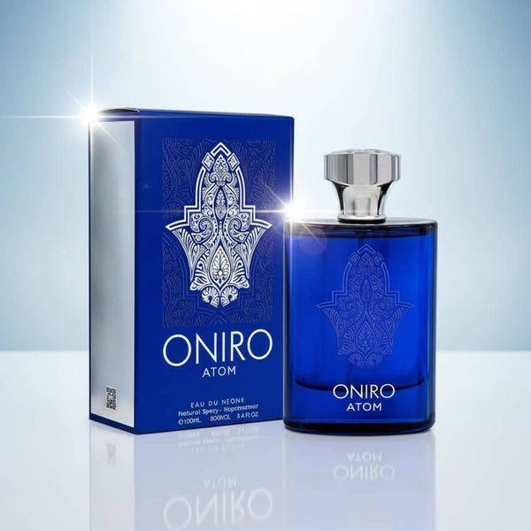 عطر ادکلن بسیار کمیاب اصل امارات مردانه اونیرو آبی یا اتم فراگرنس ورد