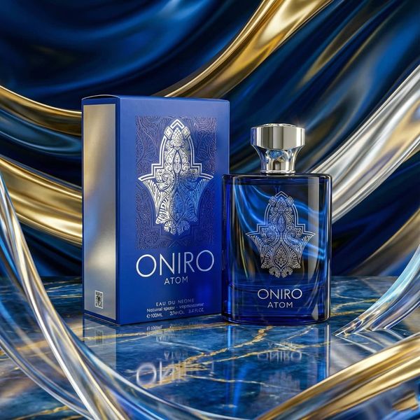 عطر ادکلن بسیار کمیاب اصل امارات مردانه اونیرو آبی یا اتم فراگرنس ورد