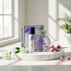 خرید آنلاین عطر اصل امارات زنانه لانوین اکلت د آرپج فراگرنس ورد بهمراه اسپری هدیه