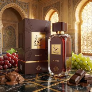 عطر جعبه هاردباکس رایحه خاص اصل امارات مردانه حیاتی رویال فراگرنس ورد