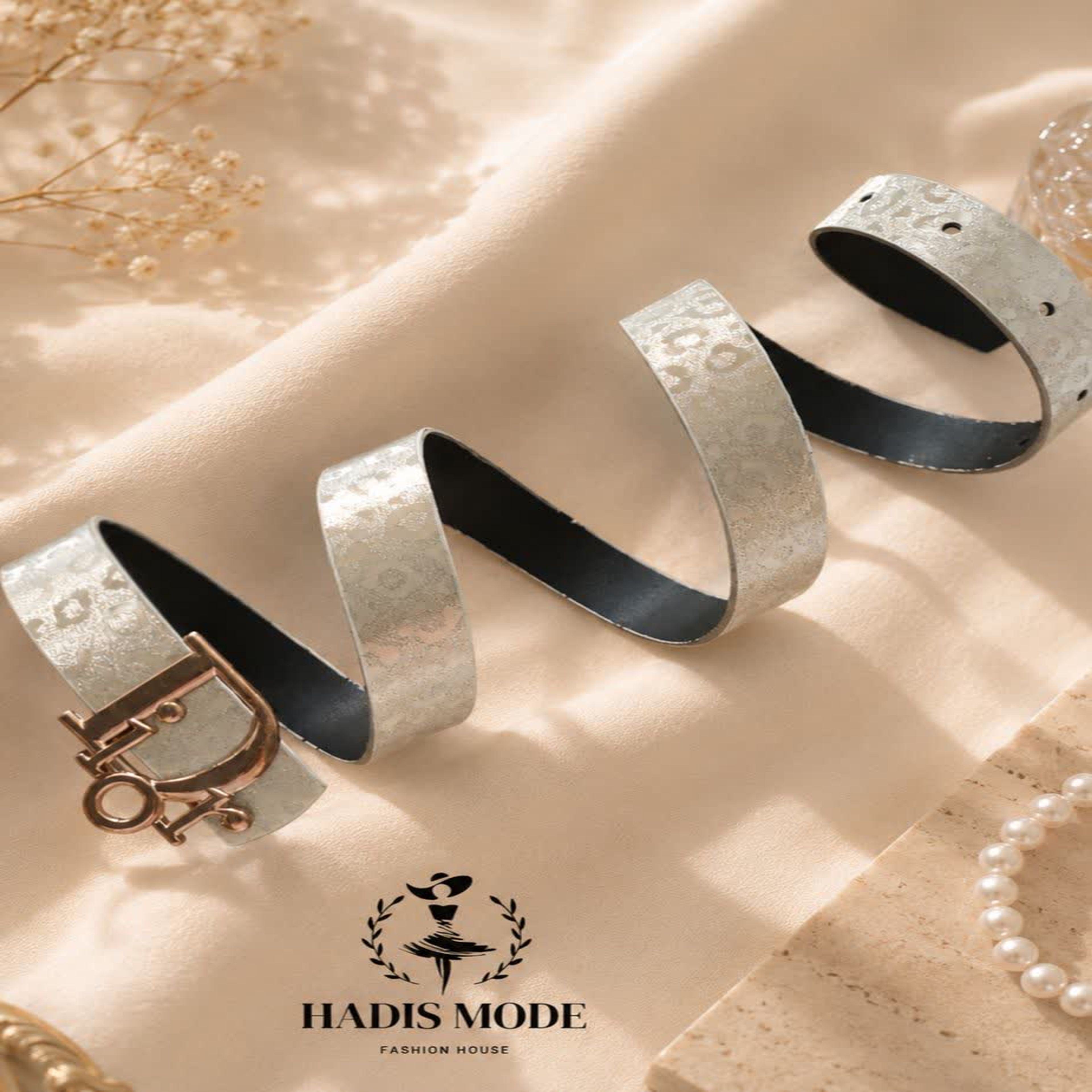 خرید اینترنتی قیمت کمربند زنانه سگک مدل دیور مسی