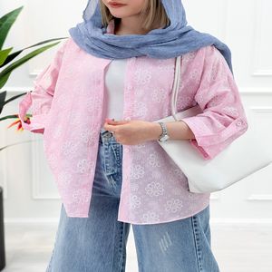 خرید اینترنتی قیمت شومیز مانتویی شکوفه