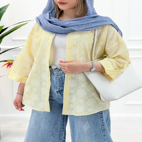 شومیز مانتویی شکوفه