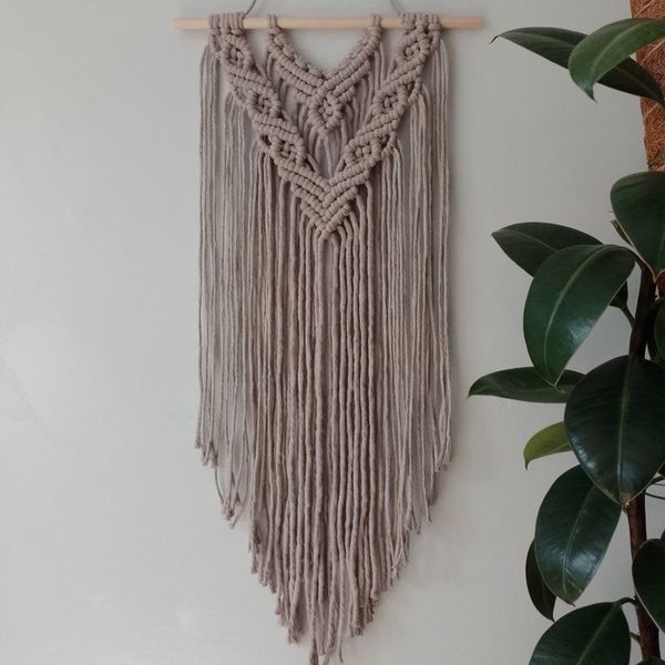 دیوارکوب اویز طرح مکرومه ناز